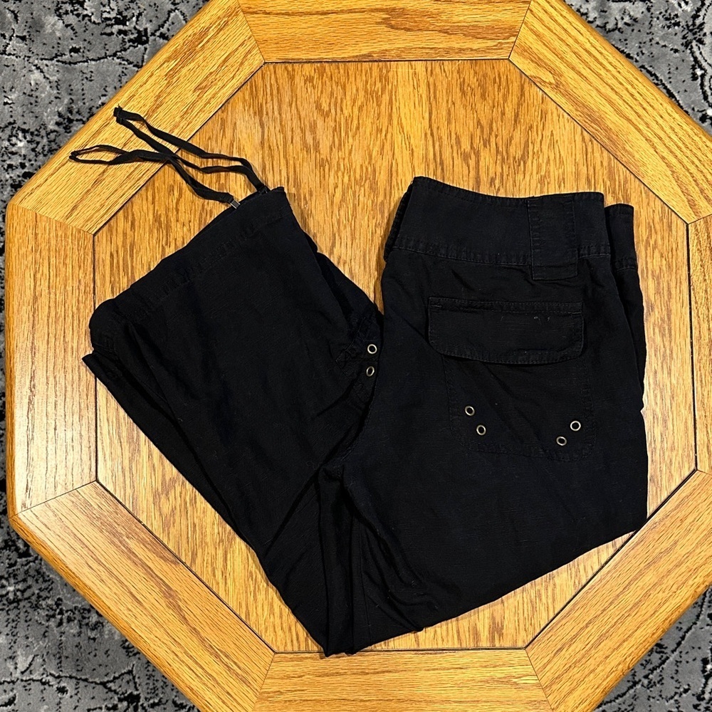 *JUICY COUTURE* Black Vintage Y2K Casual  Cargo Pants Size 2